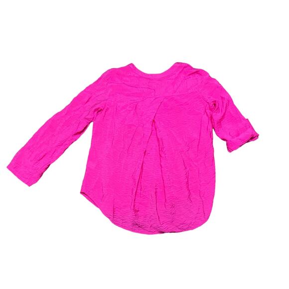 Westbound VNeck button up Pink Large - Picture 4 of 6
